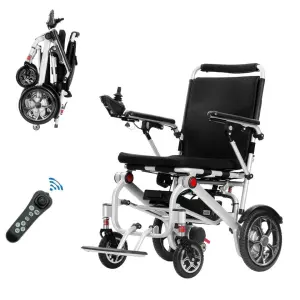 Rehabilitation Therapy Supplies Foldable Outdoor Wheel Chair Disabled Health Care Aluminum Alloy Electric Wheelchair