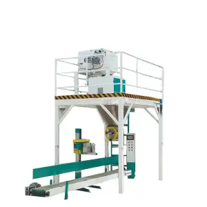Customized 15kg 50kg Soil Organic Fertilizer Packing Machine Rice Seed Automatic 25kg Sand Packing Machine