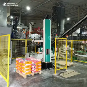 Bag/Box Palletizer Machine Automatic Carton Case Granule Sack Bag Robotic Palletizing Line
