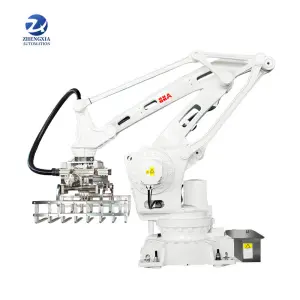 Customize Palletizing System Project for 25kg 50kg Bag Carton Case KAWASAKI Robot Palletizing Machine Robot Palletizer