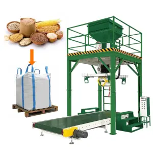 Jumbo Bag Packing Machine Big Bag Filling System Pack Wood Pellets Rice Seed Wheat Hust in Big Ton 1000kg Bags Packing Machine