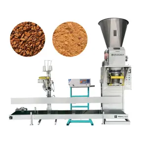 Semi Automatic 5kg 25kg 30kg 50kg Sand Gravel Biomass Pellets Coconut Shells Charcoal Packing Machine