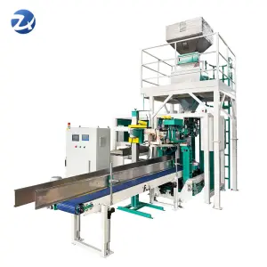 Automatic 20kg 25kg 30kg 50kg Rice Wooden Pellets Wheat Sand Plastic Pellets Weighing Filing Packaging Machine