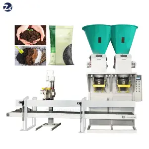 Double Station Belt Conveyor Packaging Machine Automatic Bag Making Sealing Packing Machinery