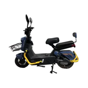 500W Brushless Two-Wheel Electric E-Bike 48V Leisure Bike with Disc Brake and Shock Absorption for Adults