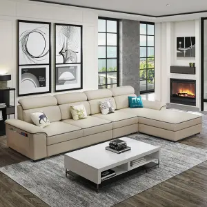 High Quality Multi-functional Simple Design L-shaped Sofa Modern Luxury Sofa Set Home Sofa Set Furniture for Living Room