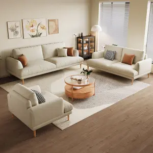 Sofa Manufacturers Wholesale Couches Sectional Sofa Living Room Furniture Modern White comfort Fabric Sofa Set