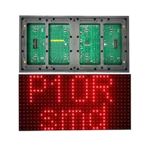 RGX DIP 320*160mm LED Panel Red Word Message Board Parking Lot Information Alert Outdoor Scrolling Single Red Color LED Display