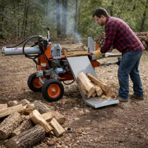 Customized Heavy Duty Hydraulic Log Splitter Splitter Machine for Firewood Cutting, Wood Processing, Home and Far