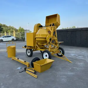 Small Concrete Mixer Machines Factory Direct Sales New 350L 500L Diesel Electric Cement Concrete Mixers