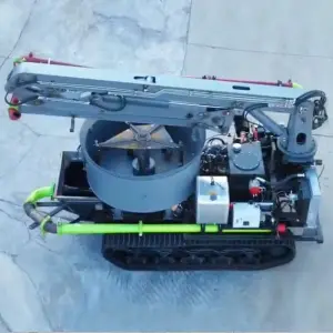 Crawler Type Boom Concrete Pump 85kW Diesel Engine 40m³ Capacity 2m³ Mixer 15m Boom for Road and Building Construction