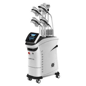360 Degree 5 Heads Fat Freezing Slimming Machine With RF Cavitation and Lipo Laser