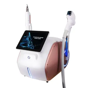 Professional 2-in-1 Laser Beauty Machine Picosecond Tattoo Removal with 6 Probes for Non-Invasive Eyebrow Washing & Skin Tender