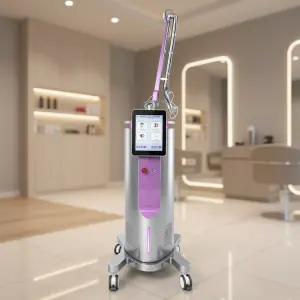 Co2 Fractional Laser 10600nm High Strength Semiconductor Cooling Stationary Commercial Beauty Equipment Multi-function 1 Year