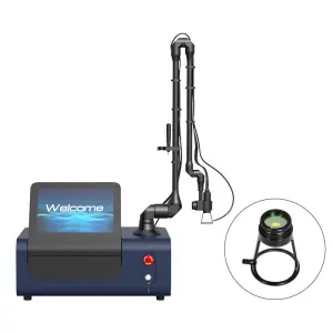 Portable 60W CO2 Laser Beauty Machine Fractional for Pigmented Lesions Skin Tightening Face Lift Acne Treatment Multi-language