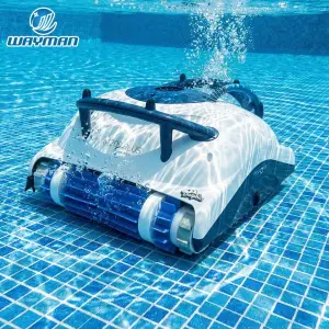 Smart Robotic Pool Cleaner for Home Swimming Pools, Automatic Pool Vacuum for Easy and Efficient Pool Maintenance
