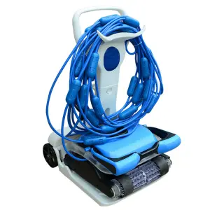 2024 Advanced Automatic Swimming Pool Robot Cleaner Effortless Pool Maintenance with Smart Cleaning Technology