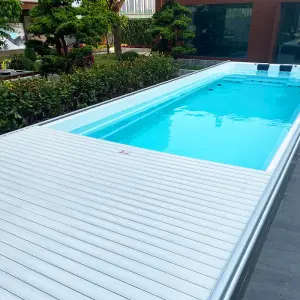 Automatic PVC Swimming Pool Safety Cover-Customized Size & Color Durable