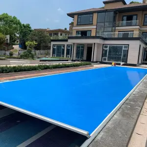 Automatic PVC Swimming Pool Cover Efficient Pool Cleaning Tool & Accessory