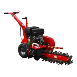 TR150 Mini Trencher Machine Walk Behind Digger with Single Chain Gear Core Components