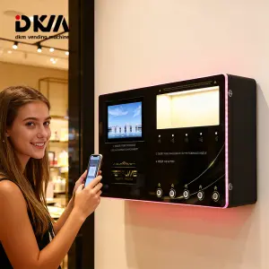 DKM High Quality Perfume Tester Wending Vending Machine Perfume Vendor Machine Spray With QR Code Payment