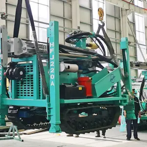 220m Wheeled Crawler Type Well Drilling Machine Manufacturers Wholesale Water Well Drilling Rig Machine Drill Rig