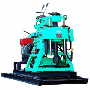 2025 New Arrived HF200 Hydraulic Mounted Water Well Drilling Rig Portable Pneumatic Borehole Well Drilling Machine