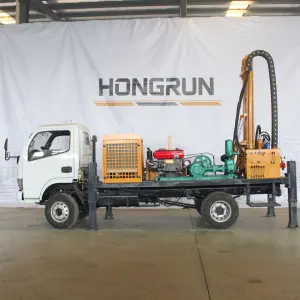 HRT-300 Truck-Mounted Water Well Drilling Rig: Professional Heavy-Duty Drilling Machine High Safety Level