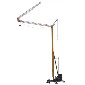 China New TCK-40 4 Ton Electric Self Erect Travelling Tower Crane Price for Sale
