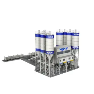 XCM-G Concrete Machinery Concrete Batch Plant HZS180V 180m3/h Production Rate