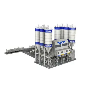 China XCM-G Concrete Machinery Concrete Batch Plant HZS90VG 90m3/h Production Rate