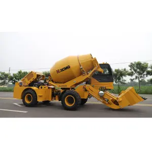 XCM-G SLM3500S 3.5 Cubic Self-Loading Concrete Mixer Machine with Core Engine Component