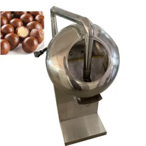 Sugar Chocolate Coated peanuts Machine Small Candy Coating Pan