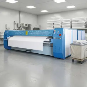 Hot Selling Combination Wrought Iron Bed Sheet Ironing Machine Steam Heating Industrial Laundry Flatwork Ironer Hotel Linen