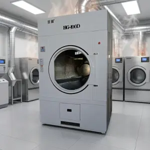 Manufacturer Large Capacity Fully Automatic Tumble Dryer Front Loading Rack Drying Machine Laundry Mangle for Sale