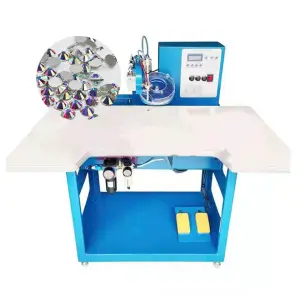 Disen Hand Hotfix Etching Ds Tech Semi-Automatic PLC Ultrasonic Rhinestone Strip Making Machine 360/min 220/110V Garment Use