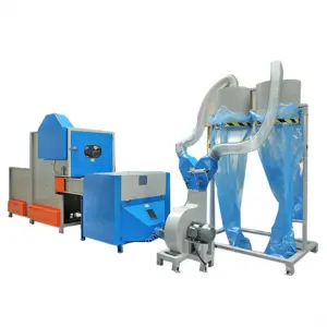 Easy Operation Pillow Filling Production Line / Ball Fiber Machine / Fiber Opening and Pillow Filling Machine