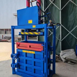 Cardboard Baling Press Machine Vertical Hydraulic Waste Plastic Pet Bottle Baler Machine