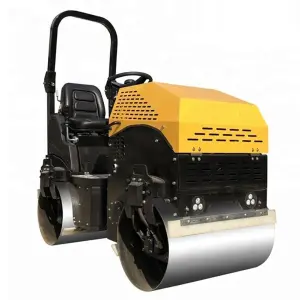 Good Condition Changfa Engine Remote Control Double Drum Vibratory Road Roller in Excellent Working Condition