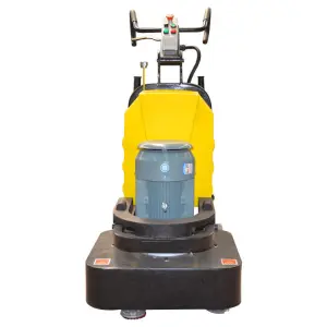 Frequency Conversion Concrete Floor Grinder 7.5kw Concrete Floor Surface Grinding Machine with Vacuum