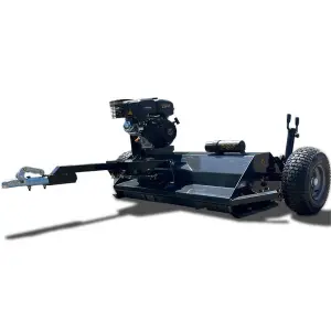 ZEYI High Productivity Black ATV Farm Equipment with Engine for Grass Cutting