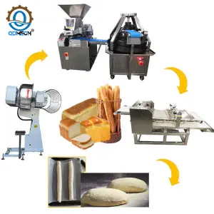 MI QDMECH China Supplier Bread Toast Forming Machine baguette Moulder New Design Gluten Free Bread Toast Machine