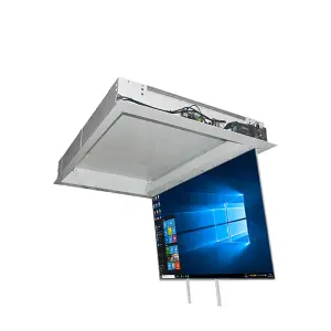 Intelligent Remote Control LED TV Ceiling Lift Mechanism Motorized Hidden Flip Bracket with Box TV Mounts