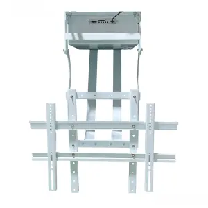 Drop Down Remote Control Steel LCD TV Stand Motorized Ceiling Elevator Home Office Bracket Ceiling TV Mount Motorized