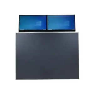 Customized Motorized LCD Screen Audio Conference Hidden LCD Monitor Lift Paperless Conference System for Conference Room