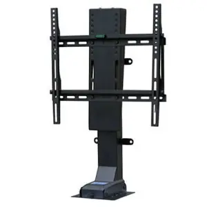 Remote-Controlled Steel and Aluminium TV Lift Stand Swivel and Motorized LCD TV Mechanism Mobile Cart Feature