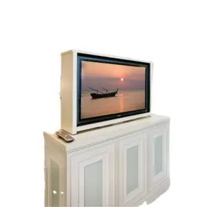 High Performance Motorized TV Stands Height Adjustable Motorized TV Lift Mechanism Hidden Retractable TV Lift Cabinet
