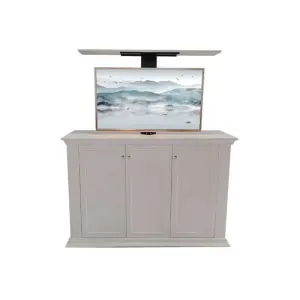 Electric 340 Degree Rotation TV Lift Stand Remote Control Cabinet with Steel Iron TV Lift Cabinet Mounts Bracket Mount Type