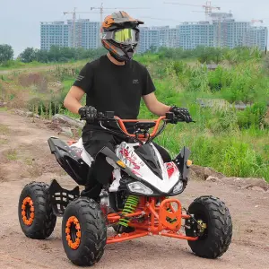 125 Small Mars Four-Wheel Electric ATV 750W/500W 4 Stroke 125cc Chain Drive All-Terrain Off-Road Beach Snow Vehicle