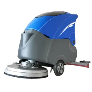 2025 Factory Electric Ride-on Road Sweeper Machine with Strong Brush 24V Battery Manual for Street Cleaning Condition New